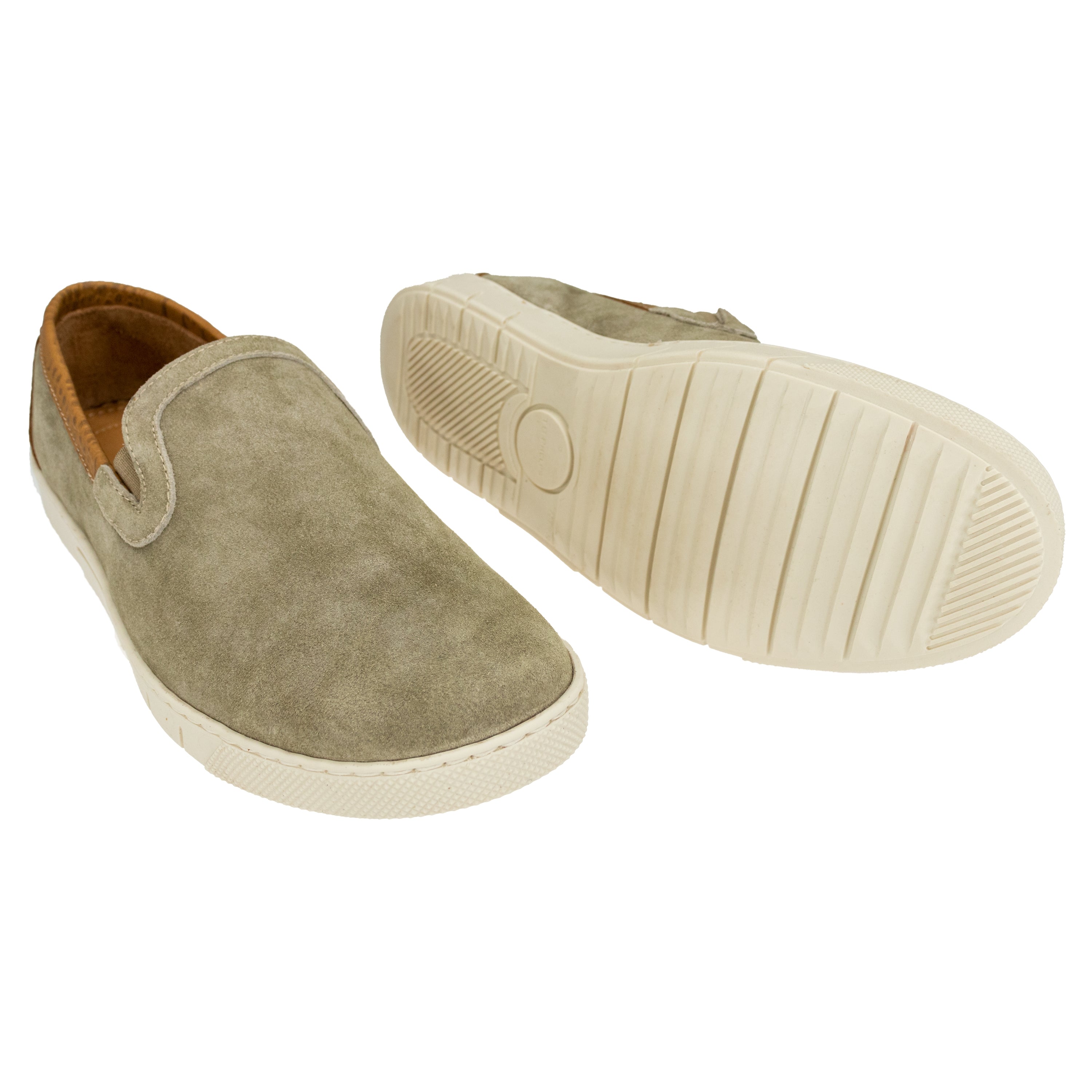 Scottsdale Slip On Grey Suede Loafers for Men - Comfortable Casual Shoes for Work, Travel & Everyday Wear