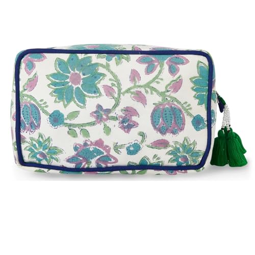 White & Green Floral