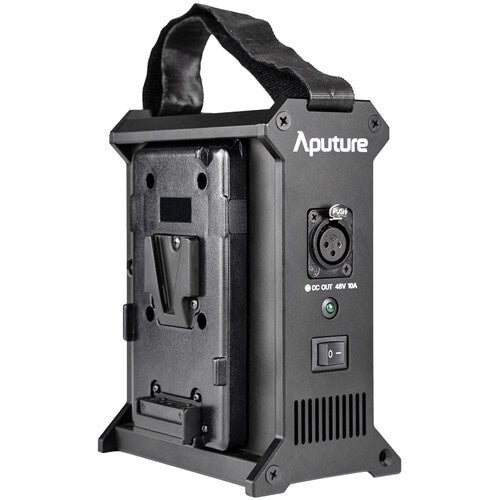Aputure 2 Bay V-Mount Battery Power Station - Professional Portable Power Supply for Camera & Video Equipment - Perfect for Film Production, Photography & On-Location Shooting