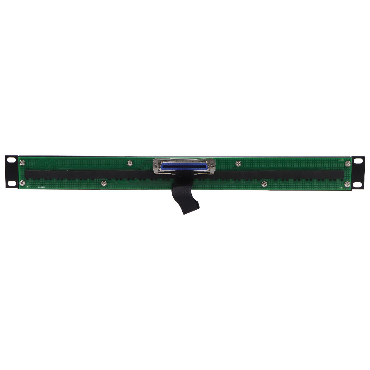 19 Inch 22 Port Ethernet Patch Panel (E340029) - Black for Home, Office & Data Center Network Setup