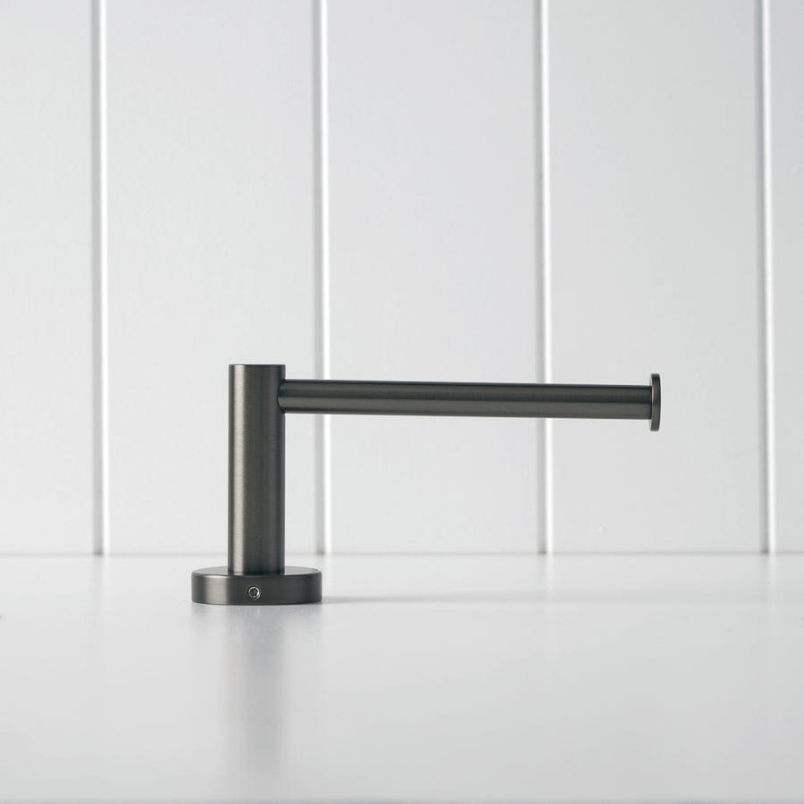 Premium Gunmetal Toilet Paper Holder - Modern Bathroom Tissue Roll Stand for Sydney Homes | Perfect for Bathroom, Restroom & Powder Room Decor