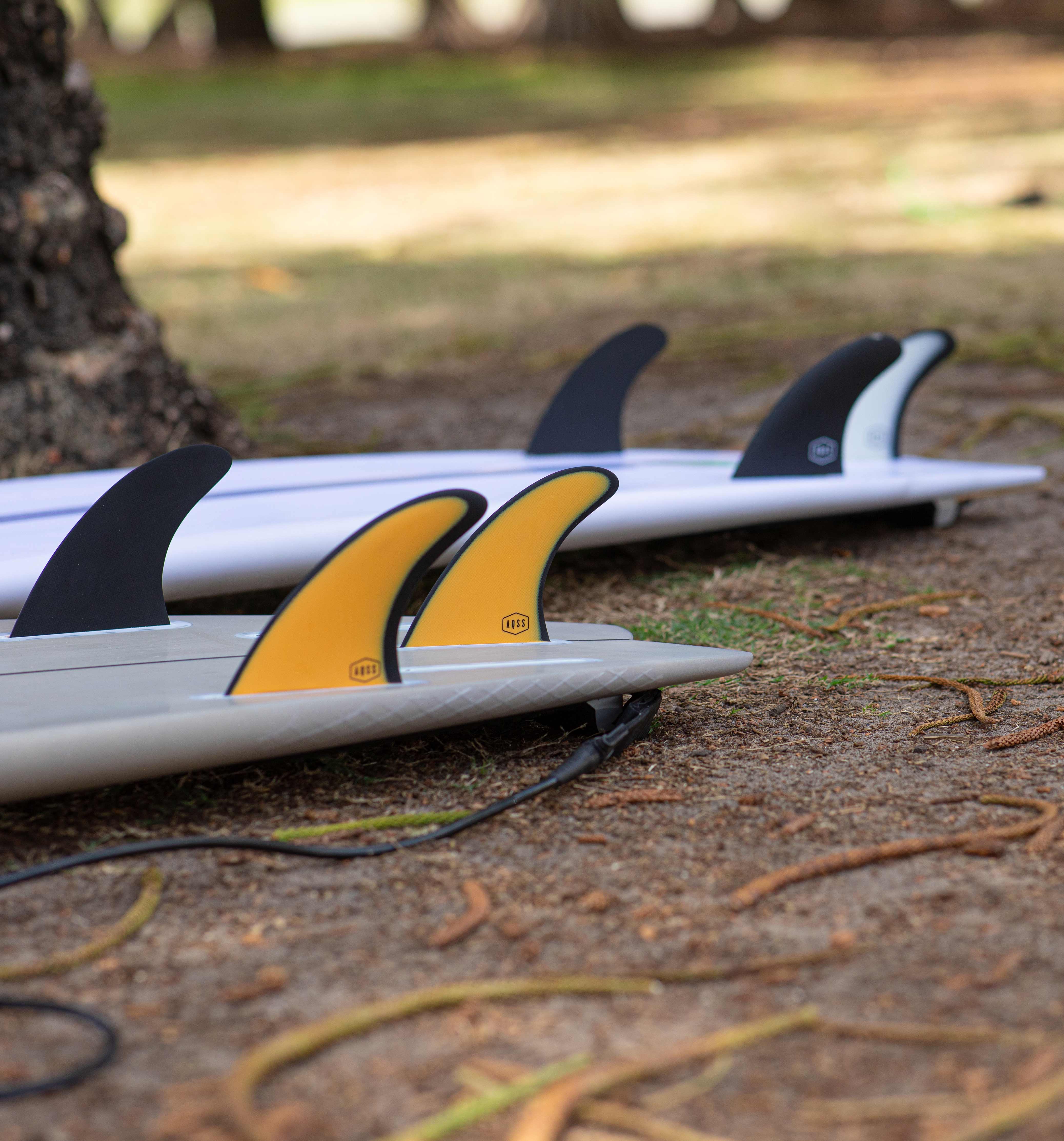 AQSS SINGLE TAB REAR QUAD (2 FINS) SET