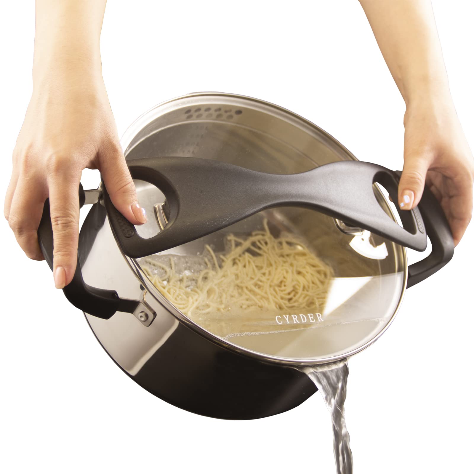 Premium Stainless Steel Pasta Pot with Strainer - 3 Quart Induction-Compatible Saucepan for Perfect Pasta Cooking - Ideal for Singles & Couples - Dishwasher Safe & Easy to Clean - Great for Home Cooking, Dinner Parties & Meal Prep