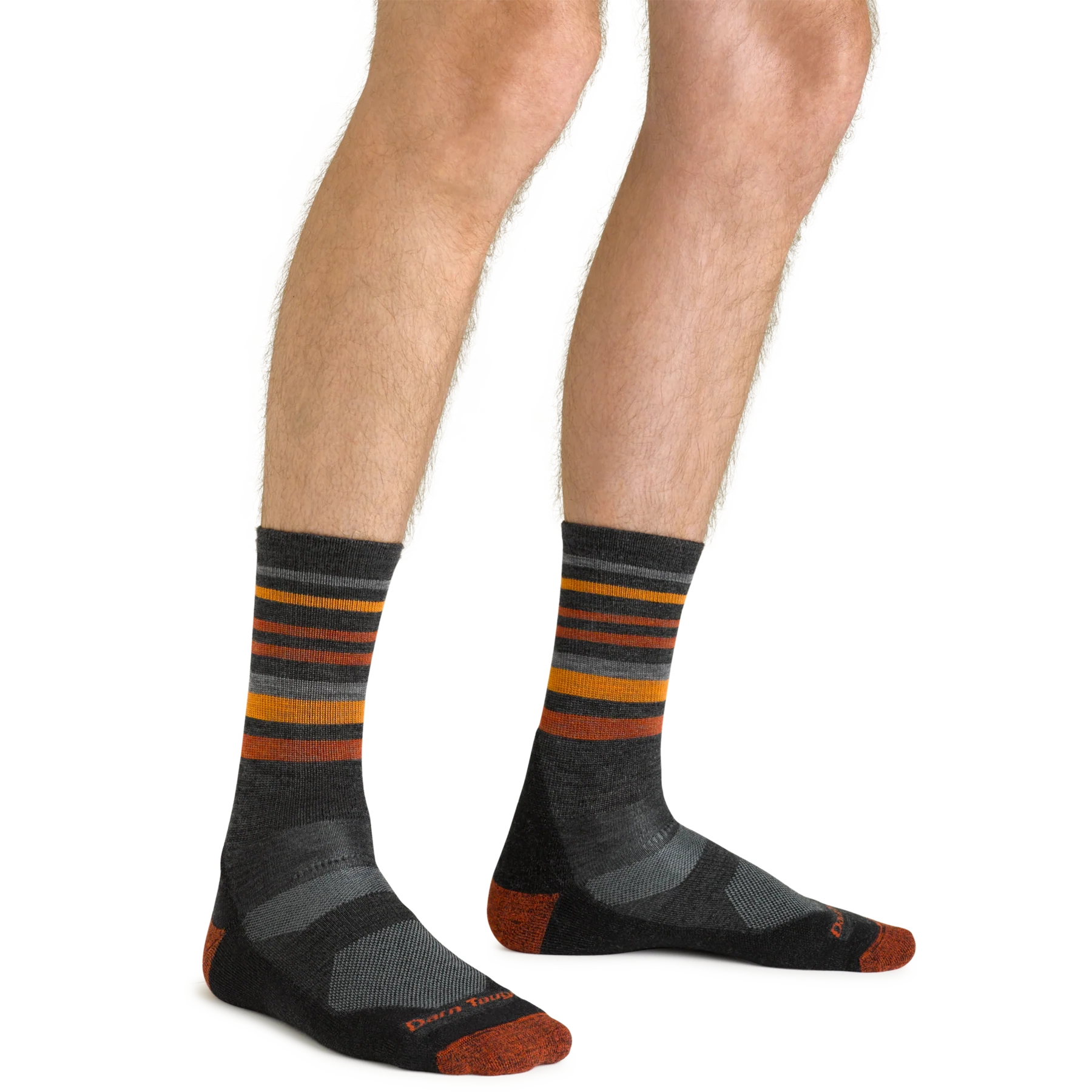 Darn Tough Fastpack Micro Crew Lightweight Hiking Socks for Men - Moisture Wicking & Cushioned Support for Trail Running, Backpacking & Outdoor Adventures