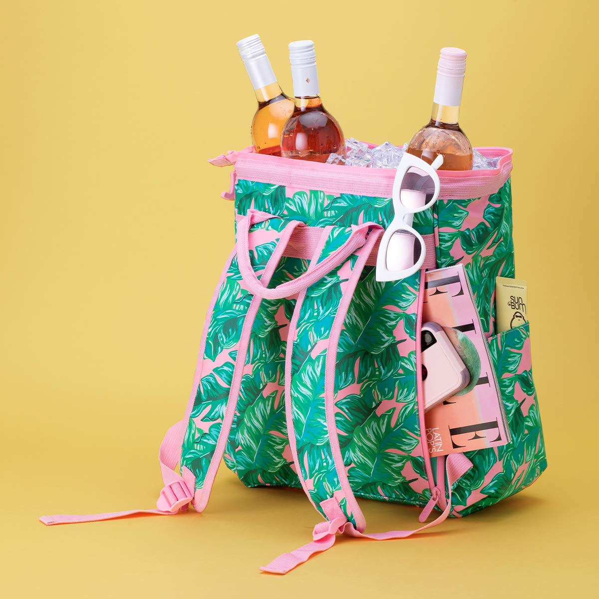 Swig Life Packi Backpack Cooler - Portable & Lightweight Insulated Cooler Backpack with Leakproof Lining, Waterproof Design, Padded Shoulder Straps, Magnetic Side Pockets & Airtight Zipper - Perfect for Beach, Picnic, Camping, Hiking & Outdoor Adventures