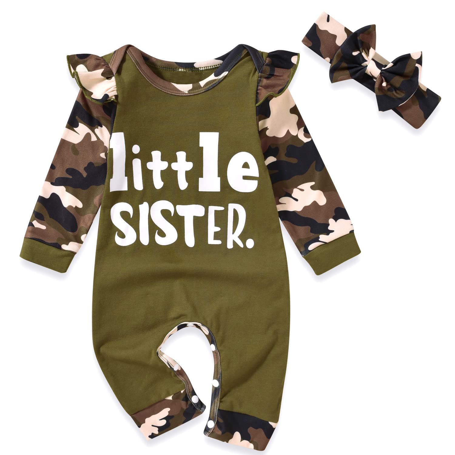Toddler & Baby Big Brother Little Sister Matching Outfits - Cute Sibling Clothes Set for Family Photos & Special Occasions