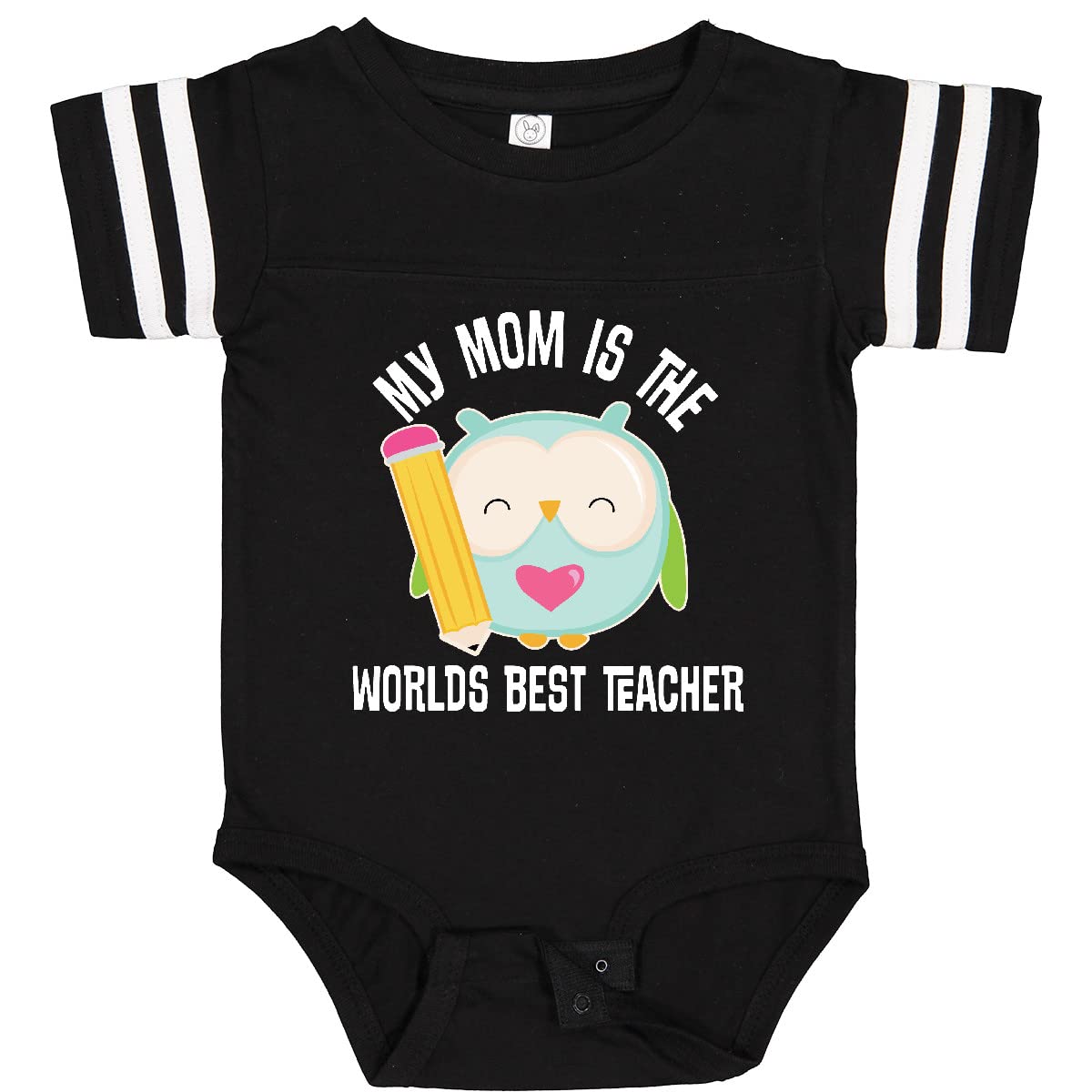 Inktastic Teacher Mom Cute School Baby Bodysuit - Adorable Infant Onesie for Teacher Appreciation, Back to School & Mother's Day Gifts