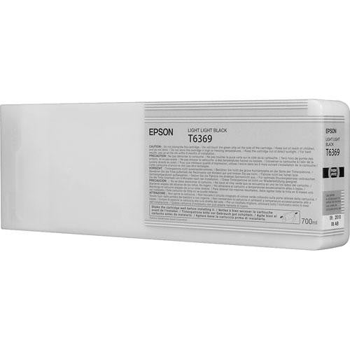 Epson T636900 700ml Ultrachrome HDR Ink Cartridge for SureColor P7000/P9000 Printers - Light Light Black | Professional Photo & Fine Art Printing Supplies