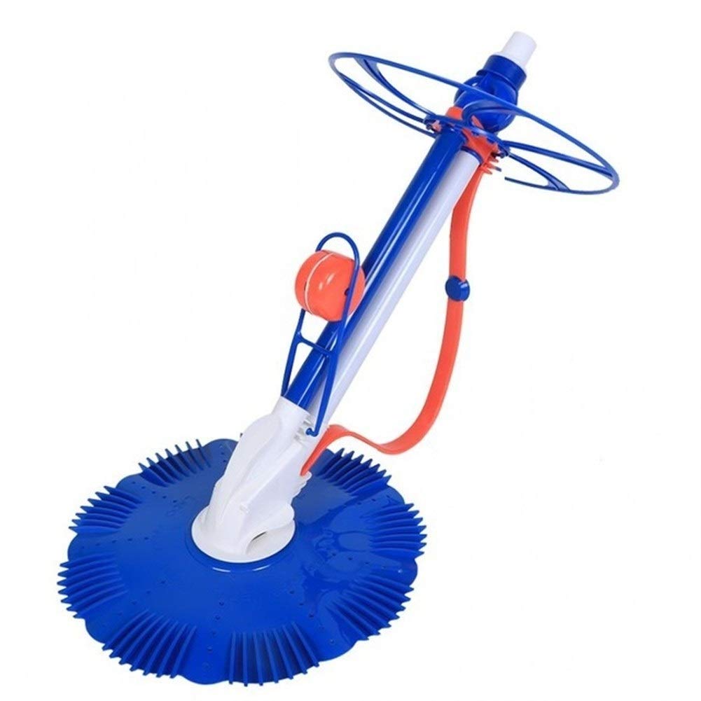 HUACHEN-LS Automatic Pool Vacuum Cleaner - Powerful Suction Portable Swimming Pool Cleaner for Floors, Walls & Steps - Efficient Debris Removal - Ideal for Inground & Above Ground Pools (Transparent) - Perfect for Weekly Maintenance & Seasonal Pool Opening