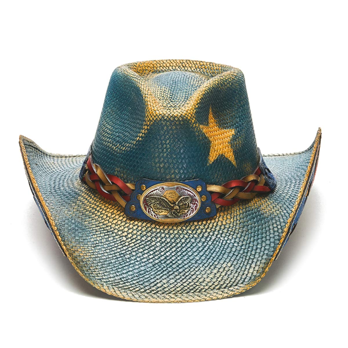 Men's Freedom Star & USA Western Cowboy Hat - Stylish Rodeo & Outdoor Adventure Hat for Country Music Fans