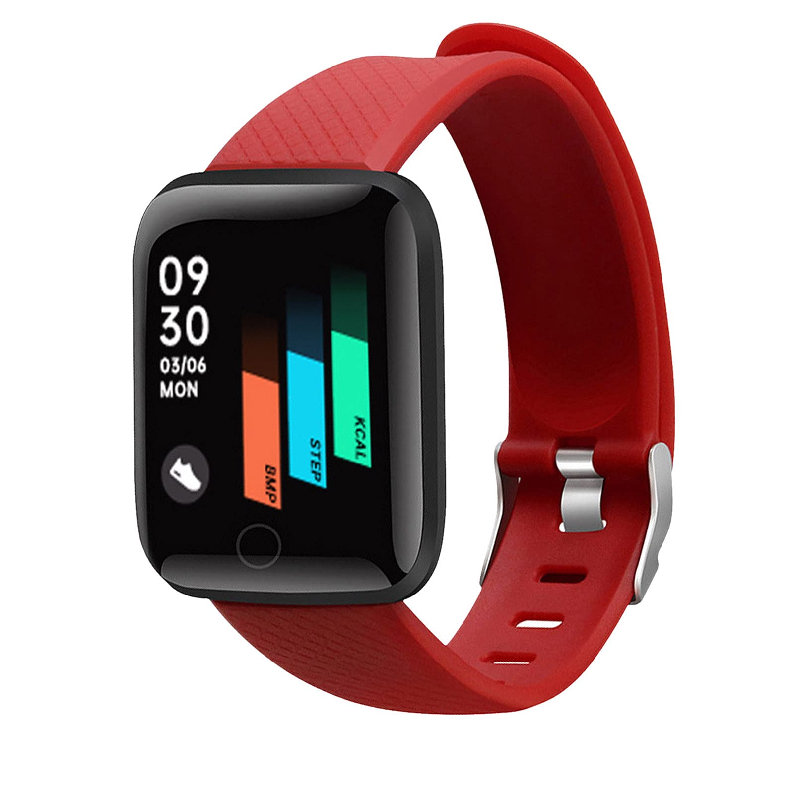Smart Watch for Men Women - 1.44 Inch Fitness Tracker with Heart Rate Monitor, Blood Oxygen Sensor, Waterproof Activity Tracker Compatible with Android iOS - Perfect for Running, Swimming & Daily Health Tracking