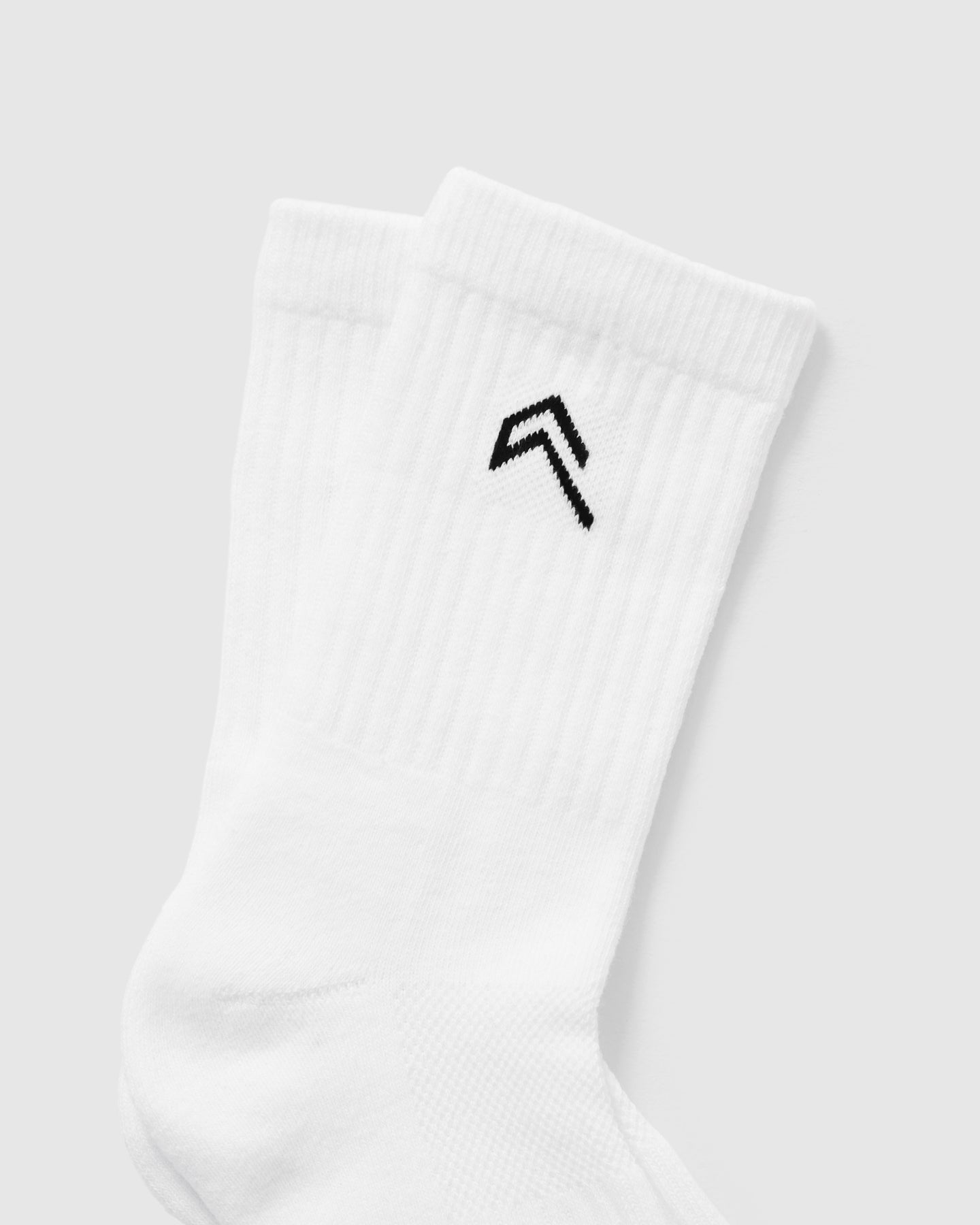 Premium 3-Pack Crew Socks for Men & Women - Comfortable Cotton Blend White/Black Athletic Socks - Perfect for Running, Gym, Work & Everyday Wear