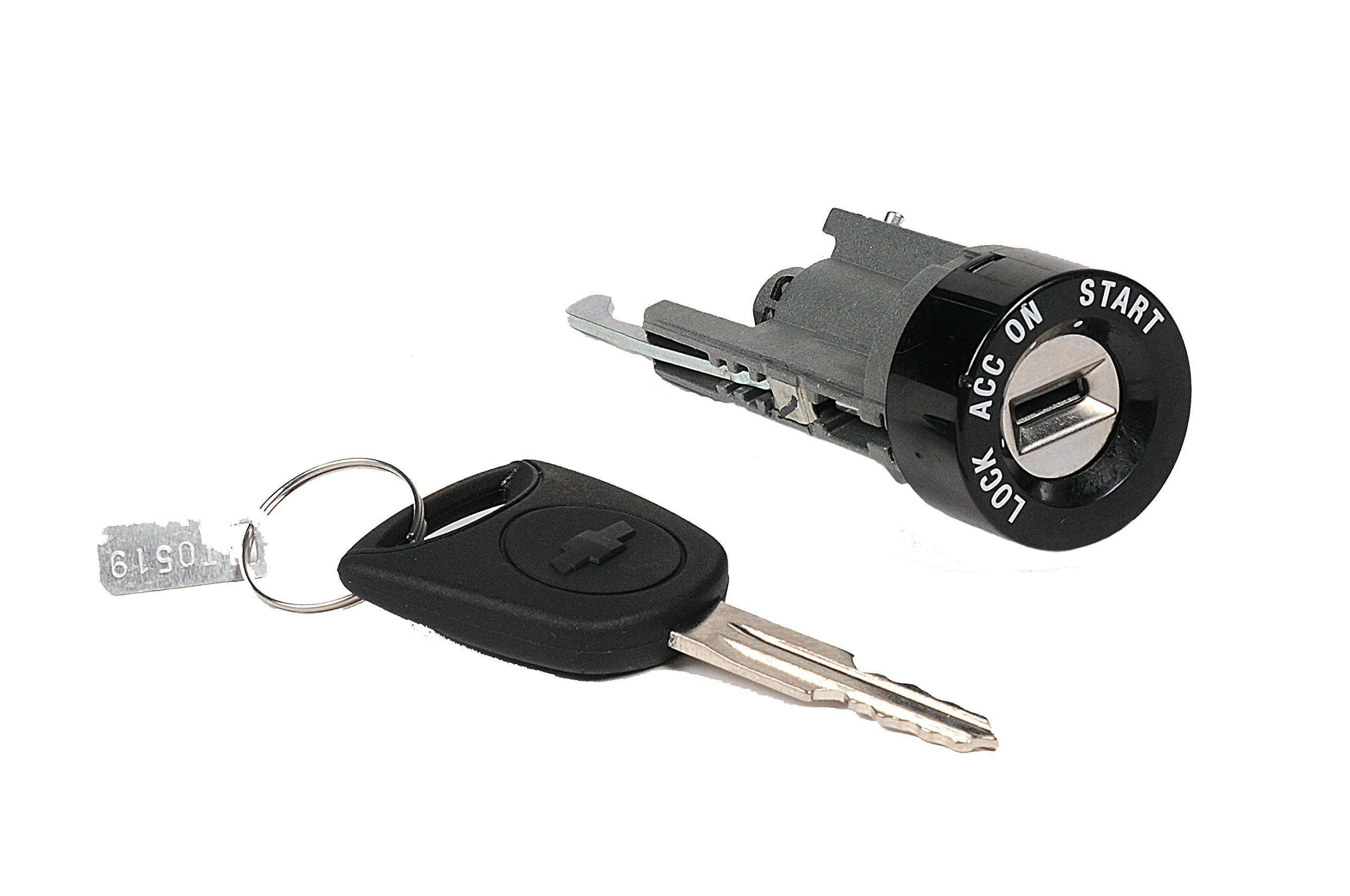 ACDelco 93745243 GM Original Equipment Ignition Lock Cylinder with Key - Replacement Part for Chevrolet, GMC, Buick & Cadillac Vehicles - Fixes Ignition Switch Problems & Enhances Vehicle Security