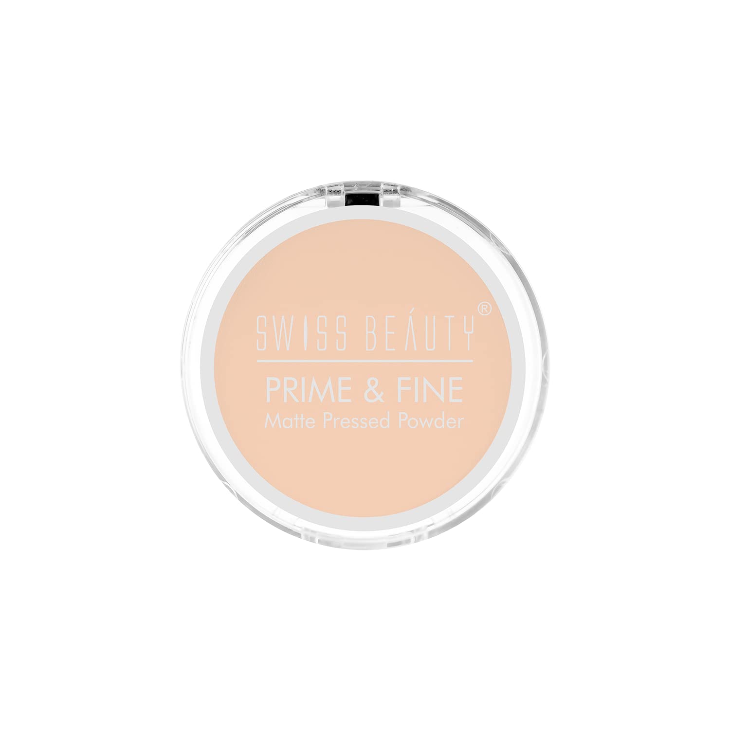 Swiss Beauty Prime & Fine Matte Pressed Powder - Oil Control & Long Lasting Makeup for All Skin Types, Shade 01 Classic Ivory, 8g | Perfect for Everyday Wear, Touch-Ups & Flawless Finish