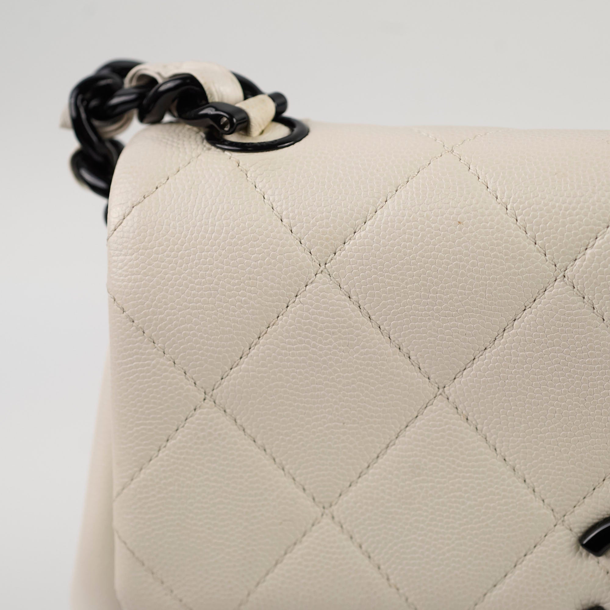 Chanel Caviar Leather Everything Flap Bag White 31 Series - Luxury Handbag for Women, Perfect for Parties, Weddings & Everyday Elegance