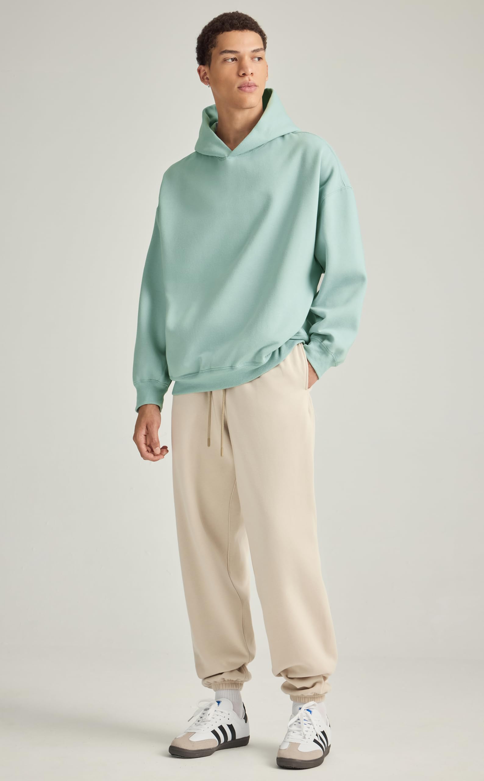 Men's Oversized Fleece Hoodie - Soft & Warm Pullover Sweatshirt with Pockets | Casual Streetwear for Winter & Lounge Wear