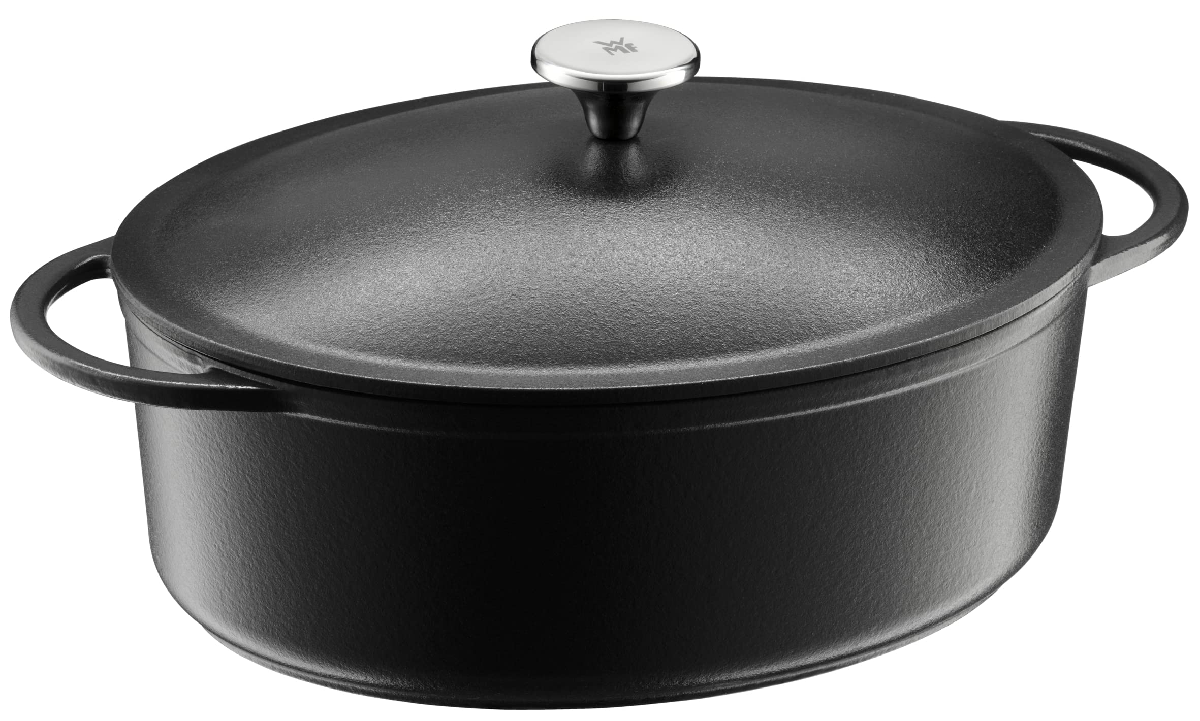 Premium WMF Roasting Pan - Heavy Duty Cast Iron & Stainless Steel Cookware (38.5 x 28 x 13.3 cm) - Perfect for Oven Roasting Turkey, Chicken, Beef & Holiday Meals