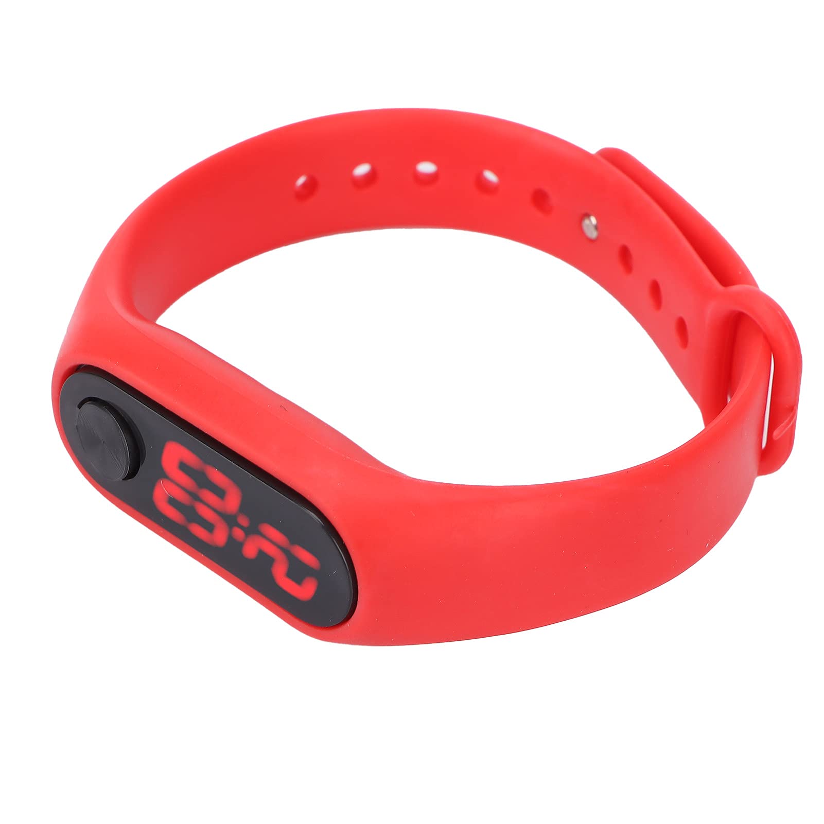 CHICIRIS Luminous Digital Watch - Ultra Lightweight LED Wristwatch for Men & Women with Glow-in-the-Dark Display (Red) | Perfect for Night Running, Camping, and Outdoor Activities