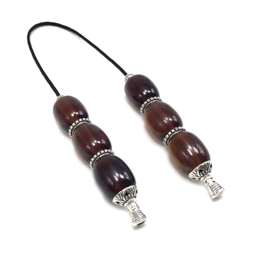 Brown Resin Column -14X12mm- Beads