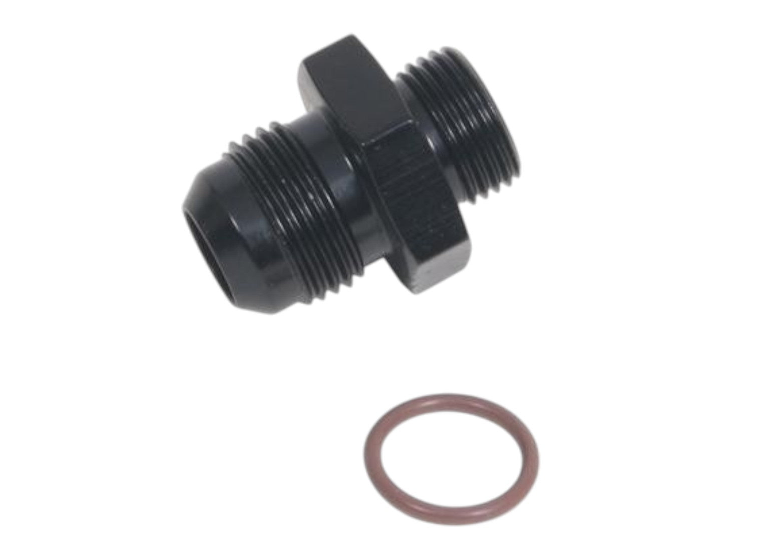 Fragola 4AN to 6AN ORB (9/16-18 O-Ring) Adapter Fitting 495110 BL - Fuel & Oil Line Connector for Automotive, Racing & Marine Applications