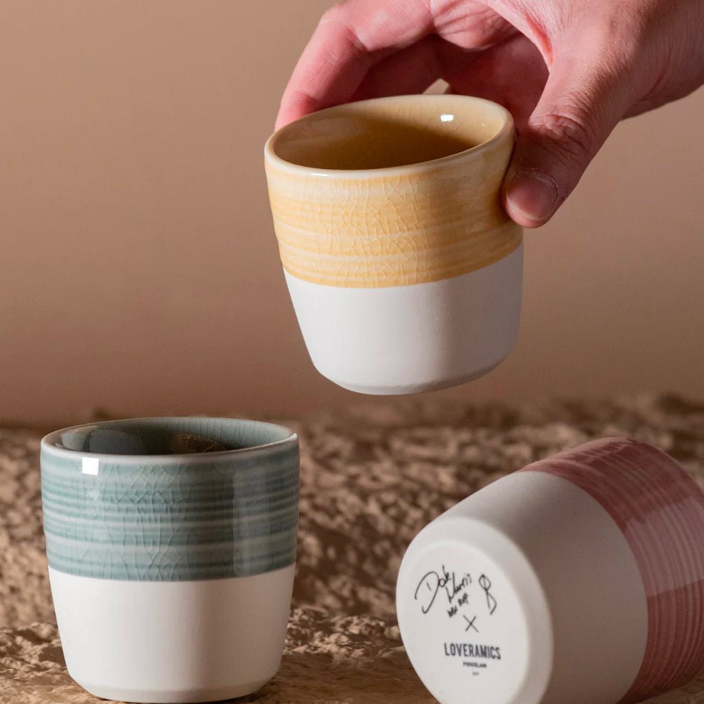 Loveramics Dale Harris 150ml Flat White Cup - Premium Ceramic Coffee Cup for Espresso & Latte - Perfect for Home, Cafe & Coffee Shops