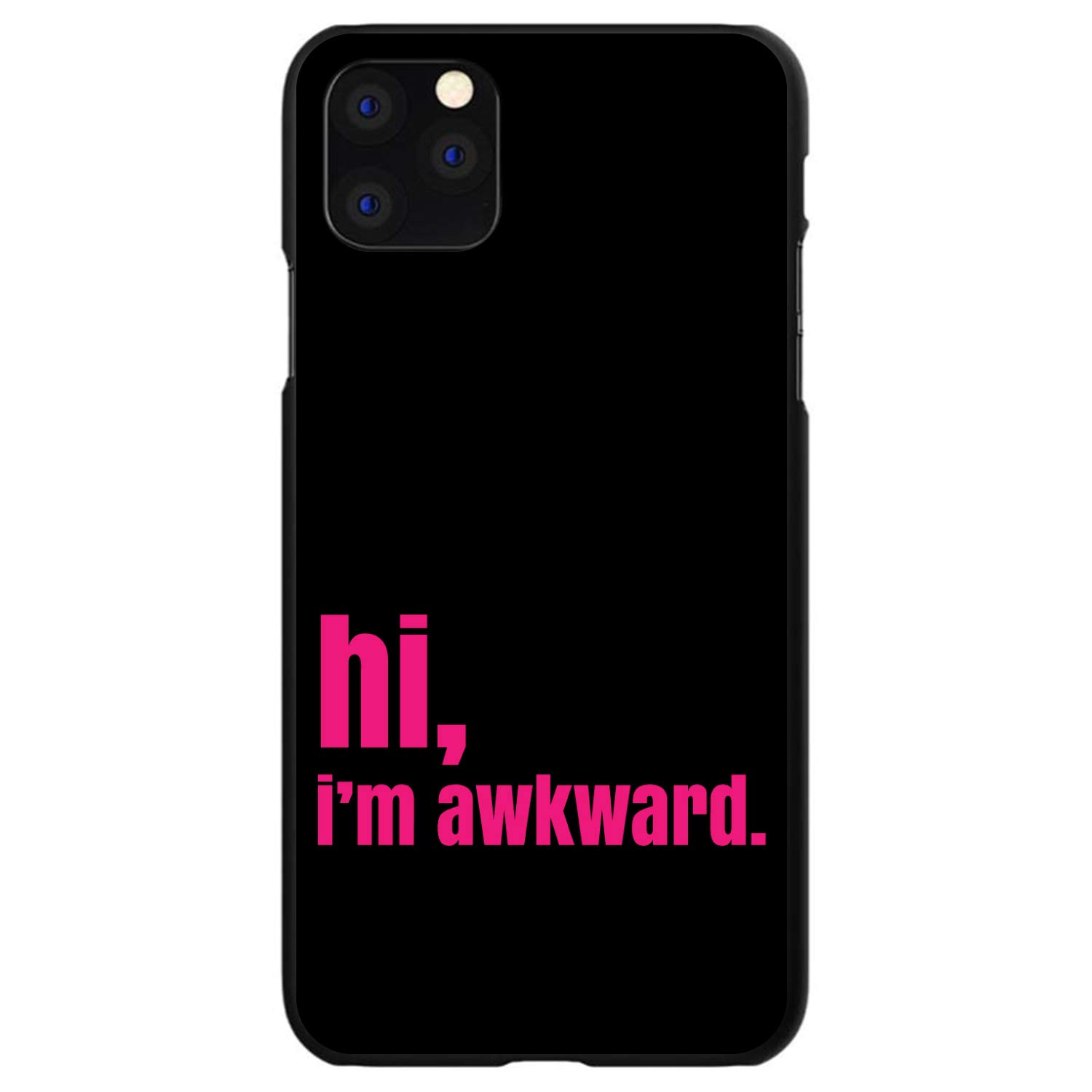 DistinctInk Ultra Slim Hard Plastic Case for iPhone 13 Pro Max (6.7 Inch) - Custom Protective Cover in Black & Hot Pink - Perfect for Everyday Use, Travel & Work Protection
