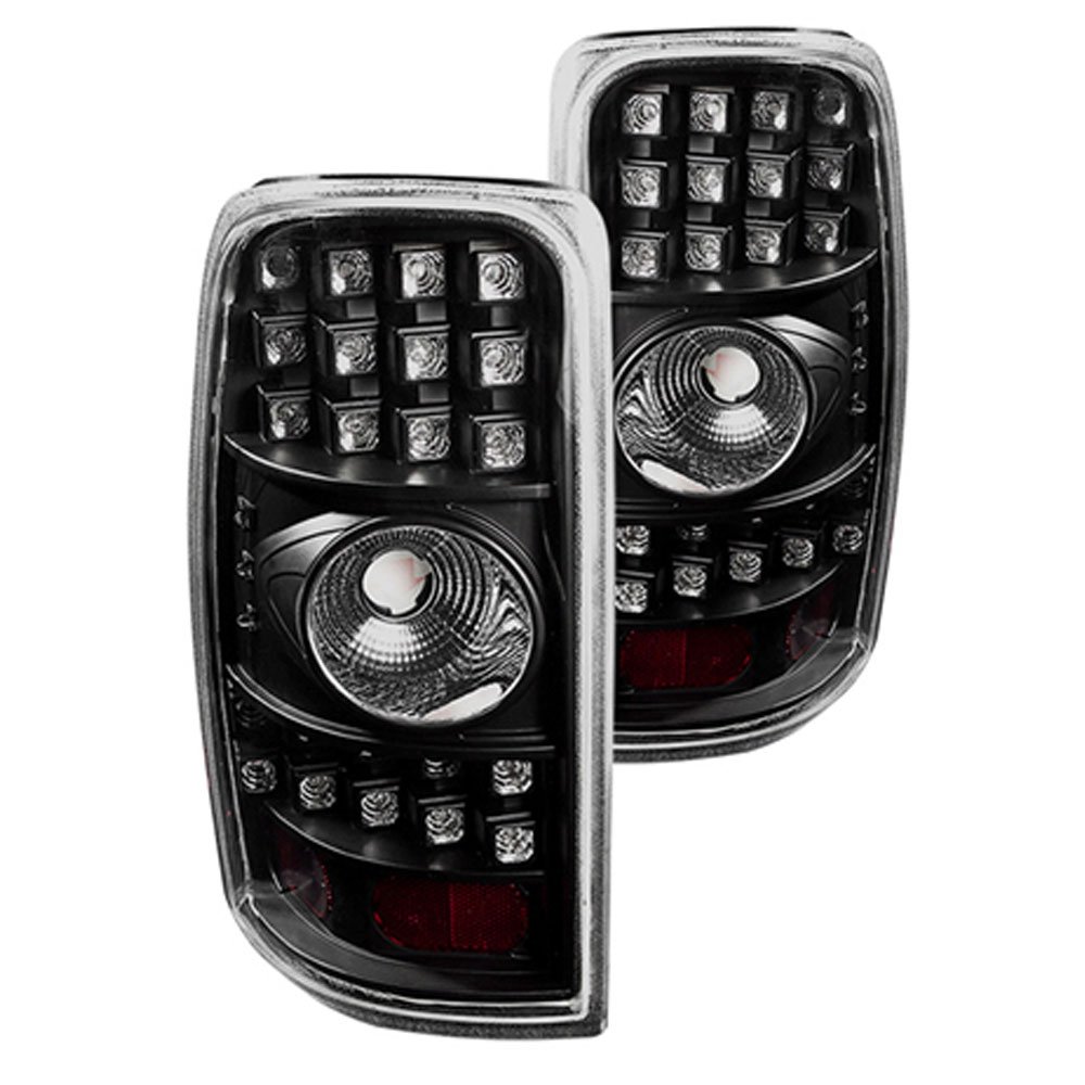 Winjet Street Series LED Tail Lights for 2000-2006 Chevy Suburban/GMC Yukon/Chevy Tahoe - Smoke Lens, DOT Approved, Plug & Play Installation - Upgrade for Night Driving & Enhanced Safety