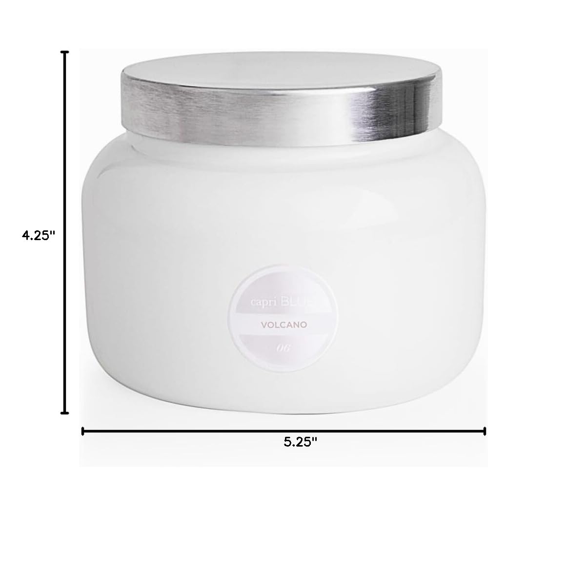 Capri Blue Volcano Scented Candles - Large 48oz Luxury Soy Wax Candles in White Glass Jar with Tropical Fruit & Citrus Fragrance - Perfect for Home Decor, Relaxation & Aromatherapy