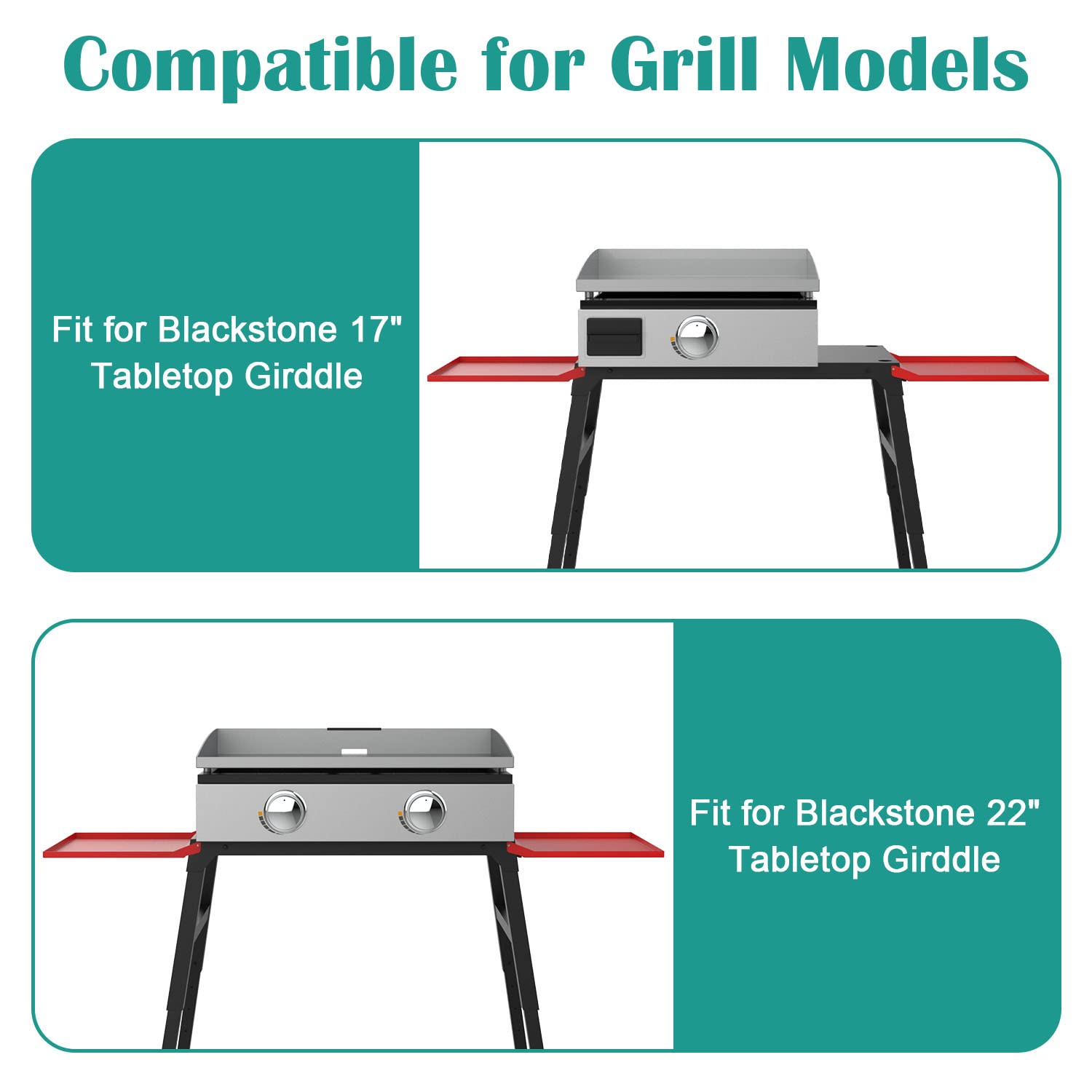 Adjustable Universal Griddle Stand for Blackstone 17
