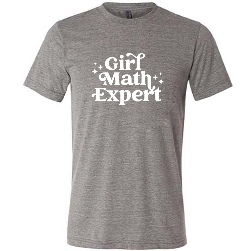 Unisex Girl Math Expert T-Shirt - Funny Math Lover Gift for Women & Men - Perfect for School, Work & Casual Wear
