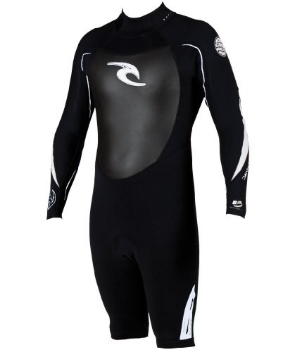 RIP CURL Dawn Patrol Long Sleeve Spring Suit for Women - 2mm Neoprene Wetsuit Top with Sun Protection - Perfect for Surfing, Paddleboarding & Beach Activities