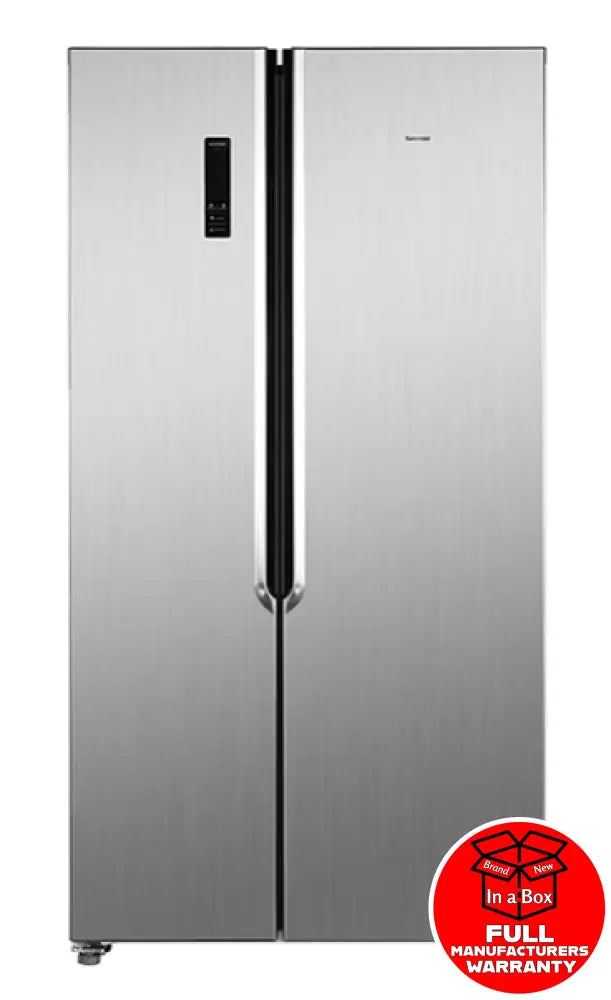 EUROMAID ESBS563S 532L Side By Side Stainless Steel Refrigerator - Energy Efficient Kitchen Appliance for Modern Homes & Restaurants