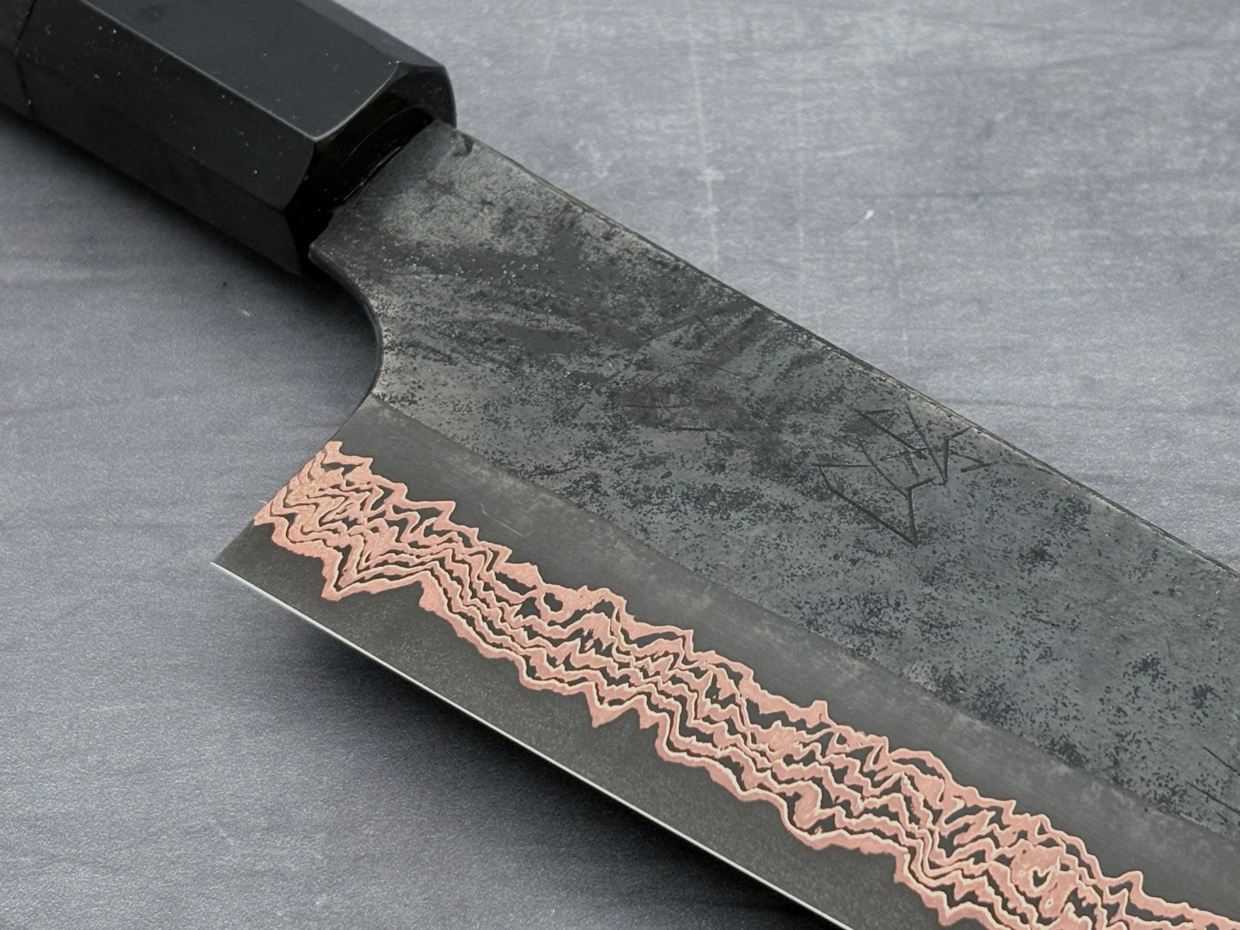 Premium Hatsukokoro Yorokobi Gyuto 210mm Japanese Chef Knife - High Carbon Steel Kitchen Knife for Professional Chefs & Home Cooking, Perfect for Slicing, Dicing & Meat Cutting