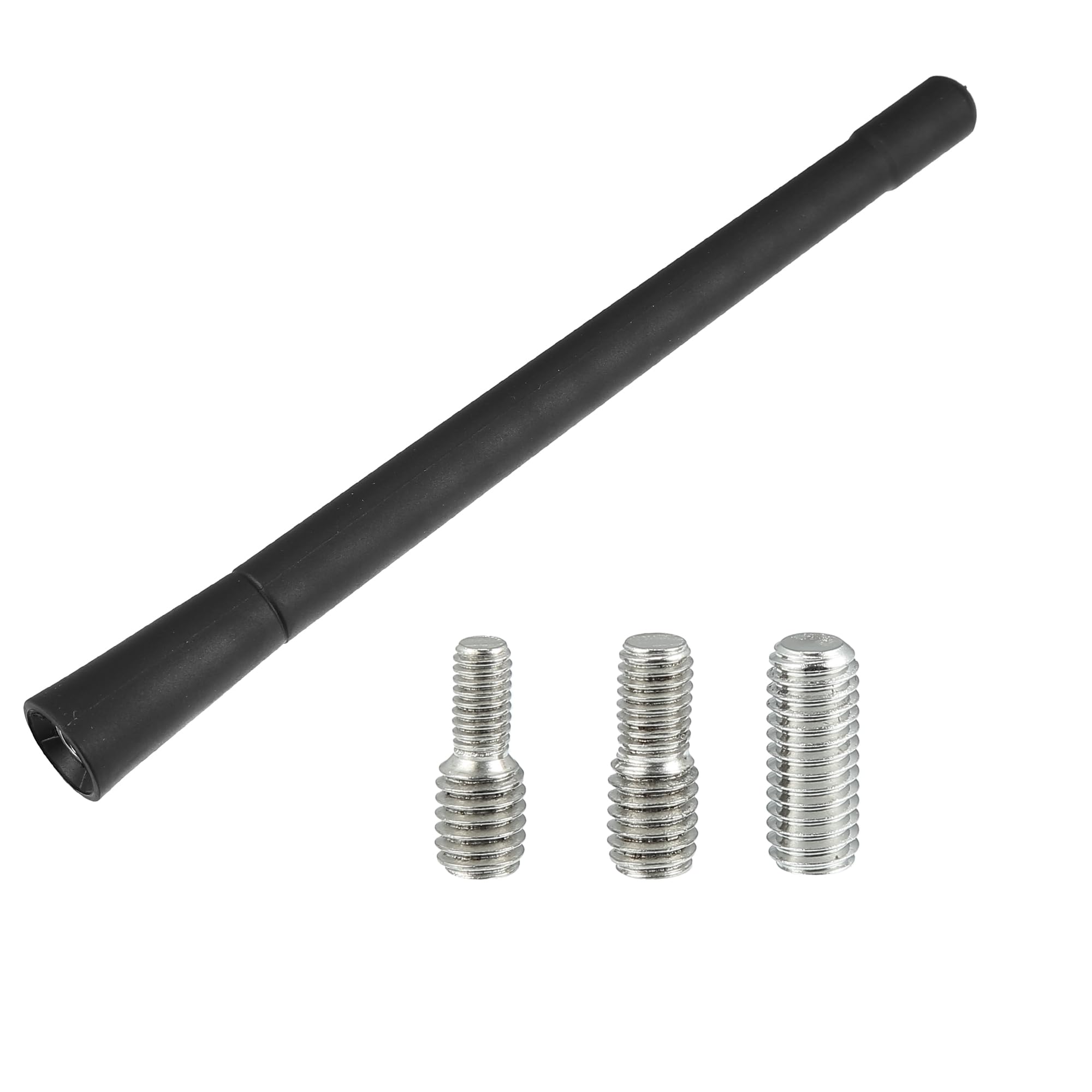 X AUTOHAUX 7 Inch Universal Car AM FM Radio Antenna Replacement - Compatible with Toyota Tundra Tacoma, Ford F150 F250 F350, Dodge & Jeep - Black - Enhanced Signal Reception for Road Trips & Off-Road Adventures