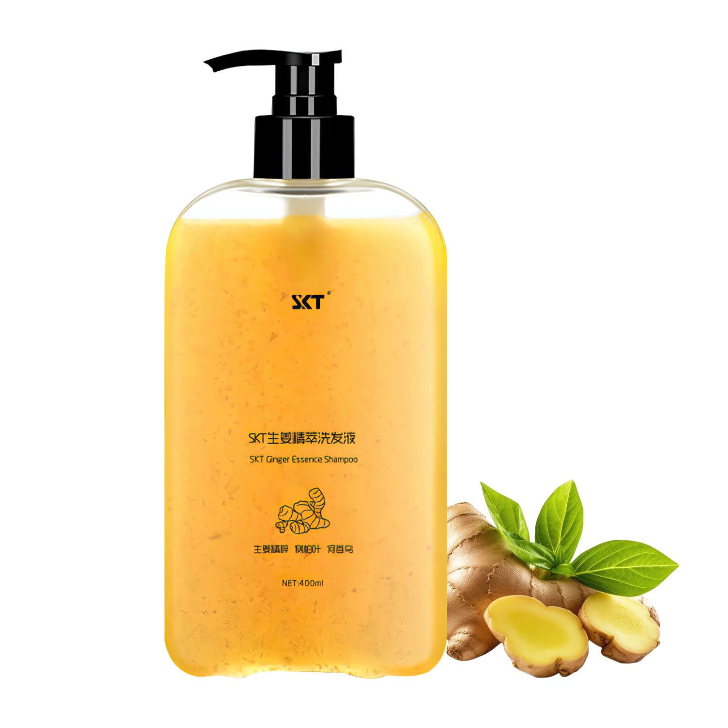 Natural Ginger Extract Anti Hair Loss Shampoo for Hair Regrowth & Thickening - 400ml Volumizing Shampoo for Men & Women | Promotes Longer, Healthier Hair | Ideal for Daily Use & Scalp Care