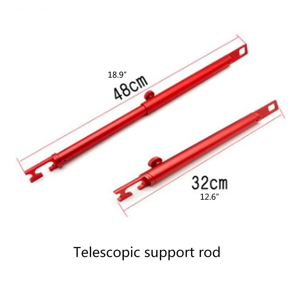 Aluminum Car Hood Support Rod - Heavy Duty Engine Cover Prop Tool for Auto Body Repair & Maintenance - Perfect for DIY Car Detailing, Engine Fixing & Vehicle Upgrades