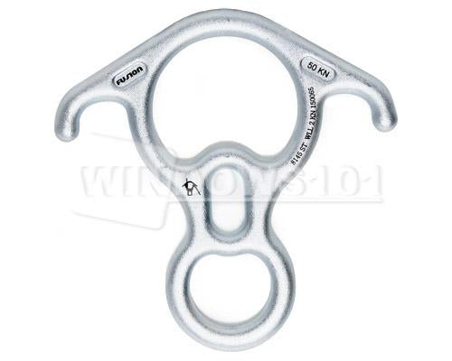 Fusion Kura Steel Terminal 8 Descender - Professional Rock Climbing Gear for Outdoor Adventures, Camping & Mountaineering Equipment