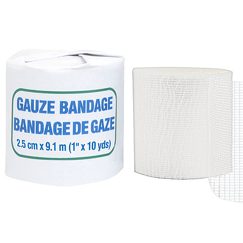 Sterile Gauze Bandage Roll 2.5cm x 4.6m (6 Pack) - First Aid Wound Care for Cuts, Burns & Injuries | Home, Hospital & Emergency Medical Supplies