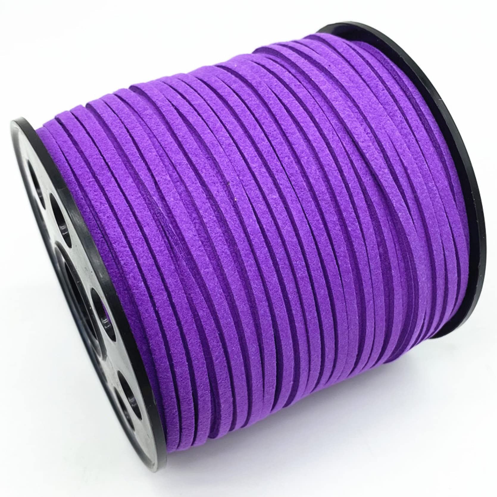 25 Yards Faux Suede Braided Cord Leather Rope - DIY Jewelry Making, Craft Supplies, Handmade Bracelet String for Beading, Macrame & Home Decor Projects