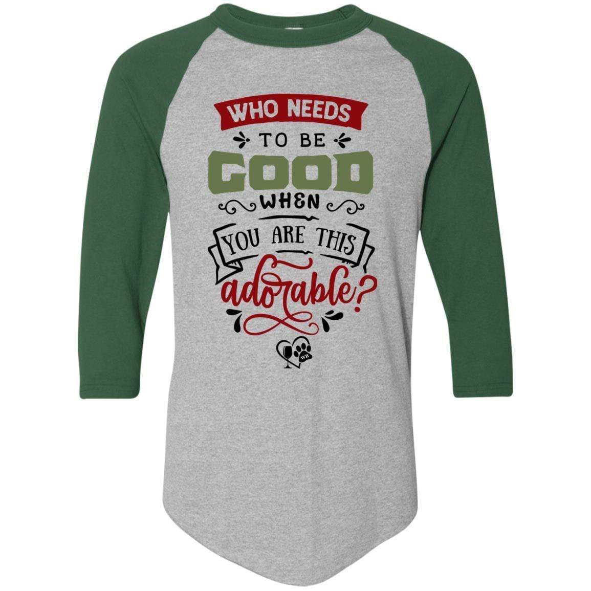WineyBitches.Co Colorblock Raglan Jersey - Stylish Women's Baseball Tee for Casual Outings & Weekend Wear