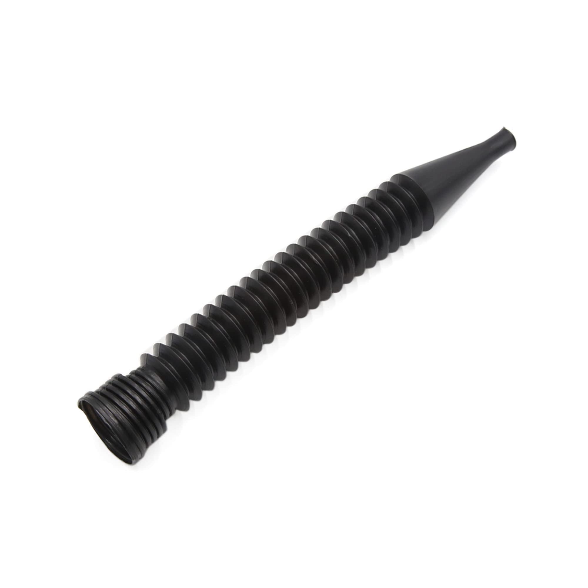 uxcell Black Plastic Flexible Gas Oil Water Fuel Funnel Spout for Motorcycle Scooter - Durable Leak-Proof Filling Spout for Automotive, Lawn Mower, ATV & Outdoor Equipment