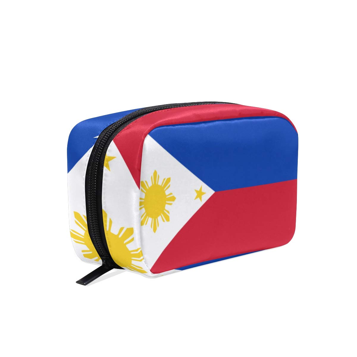 Women's Cosmetic Bag - Philippines Flag Design Makeup Pouch & Clutch for Travel, Gym, and Daily Essentials Storage
