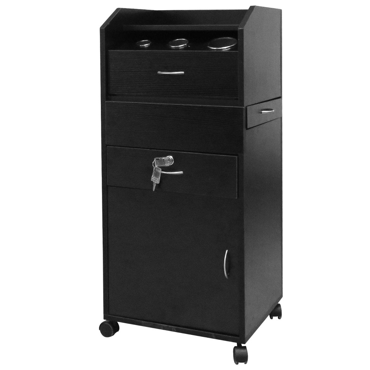 Professional Salon Trolley with Storage - ST701 Rolling Beauty Cart for Hair Stylists, Nail Technicians & Makeup Artists | Perfect for Salon, Spa & Home Use