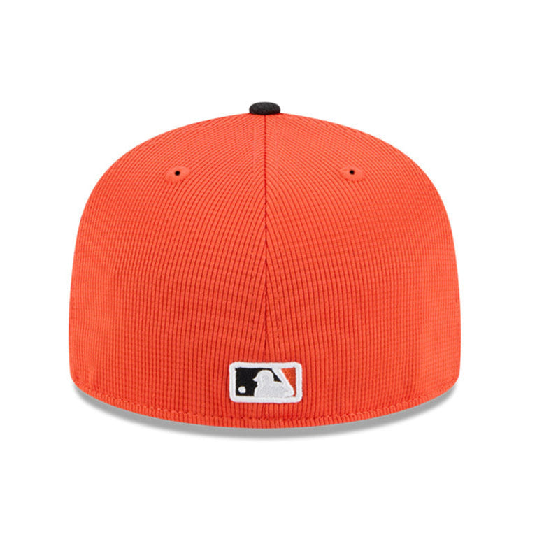 New Era 59Fifty San Francisco Giants 2025 Spring Training Patch Baseball Cap - Orange & Black Snapback Hat for Men & Women - Perfect for Baseball Games, Fan Gear Collection & Streetwear Fashion