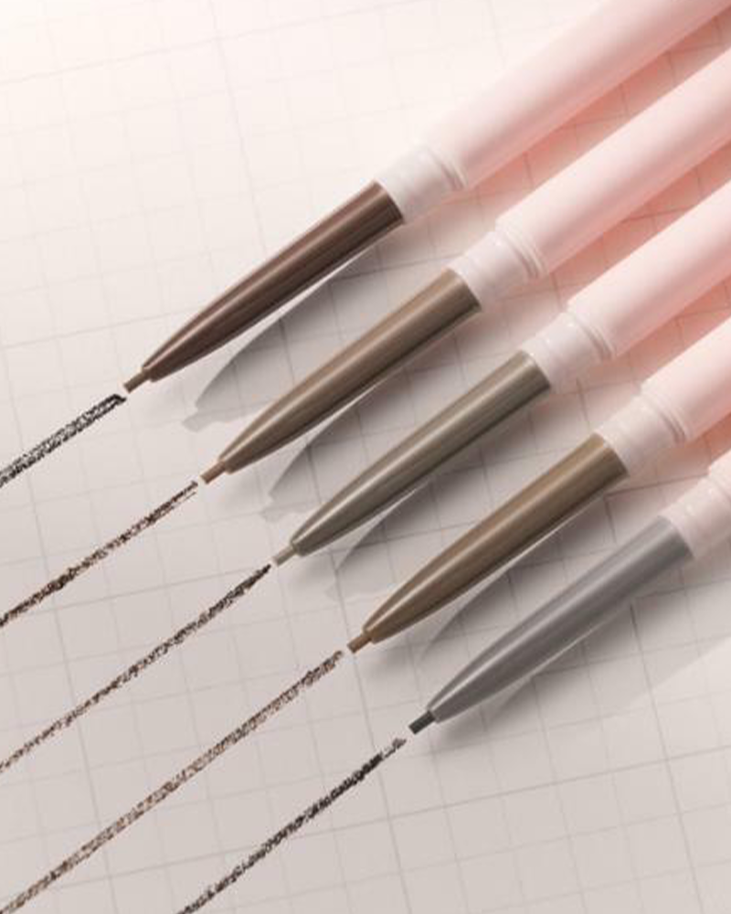 Colorgram Micro Slim Brow Pencil - Ultra-Thin Precision Eyebrow Pencil for Natural-Looking Brows - Perfect for Daily Makeup & Eyebrow Shaping