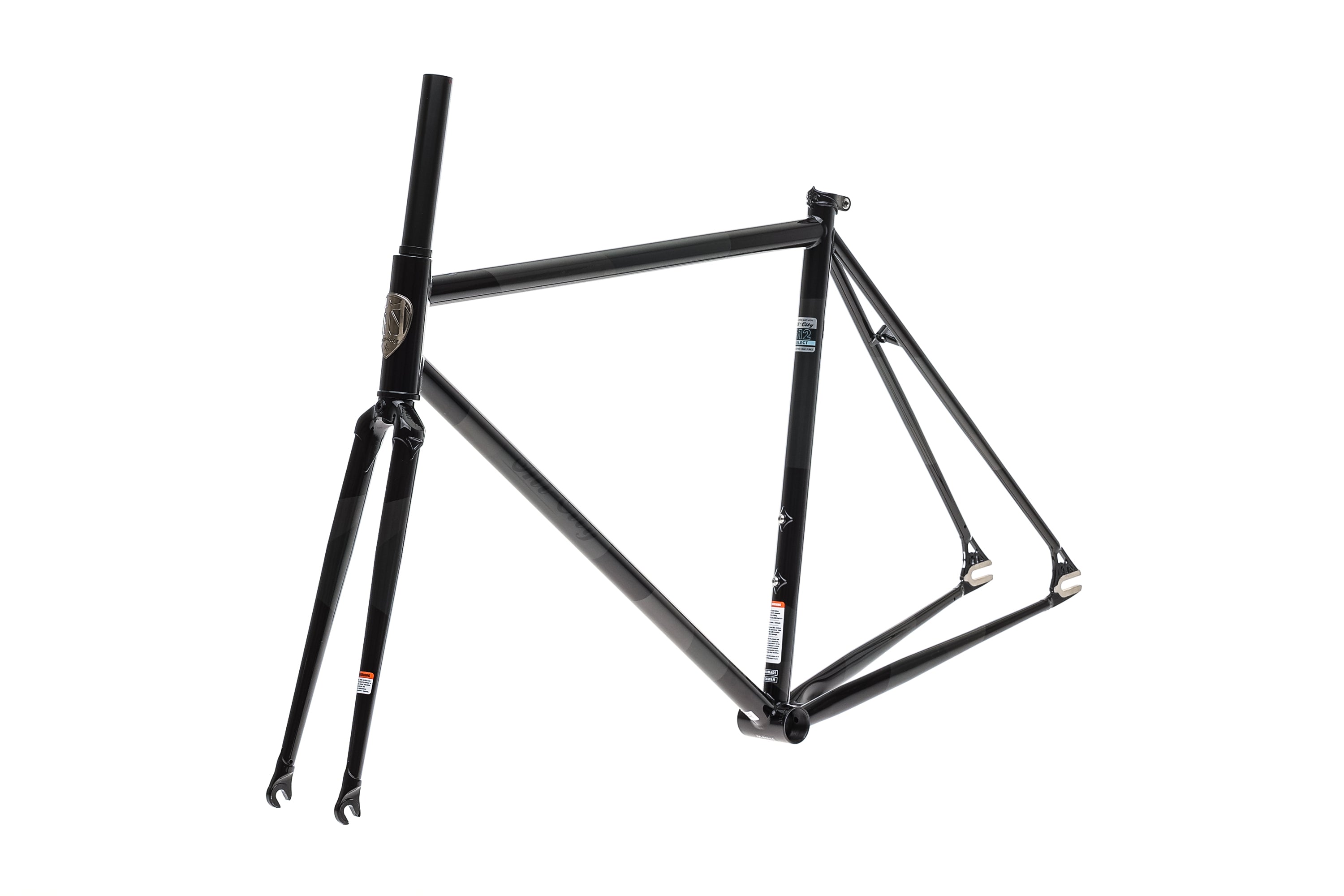 All City Big Block 700c Steel Frameset - Night Sky / Smoke - Perfect for Urban Commuting & Road Cycling