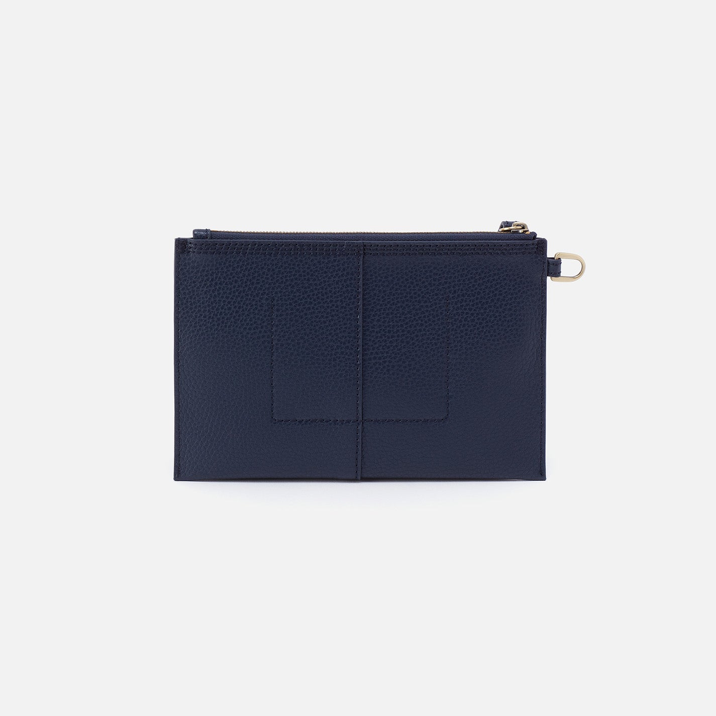Vida Small Pouch in Micro Pebbled Leather - Mood Indigo | Compact Leather Wallet for Women | Perfect for Everyday Essentials, Travel & Gifts