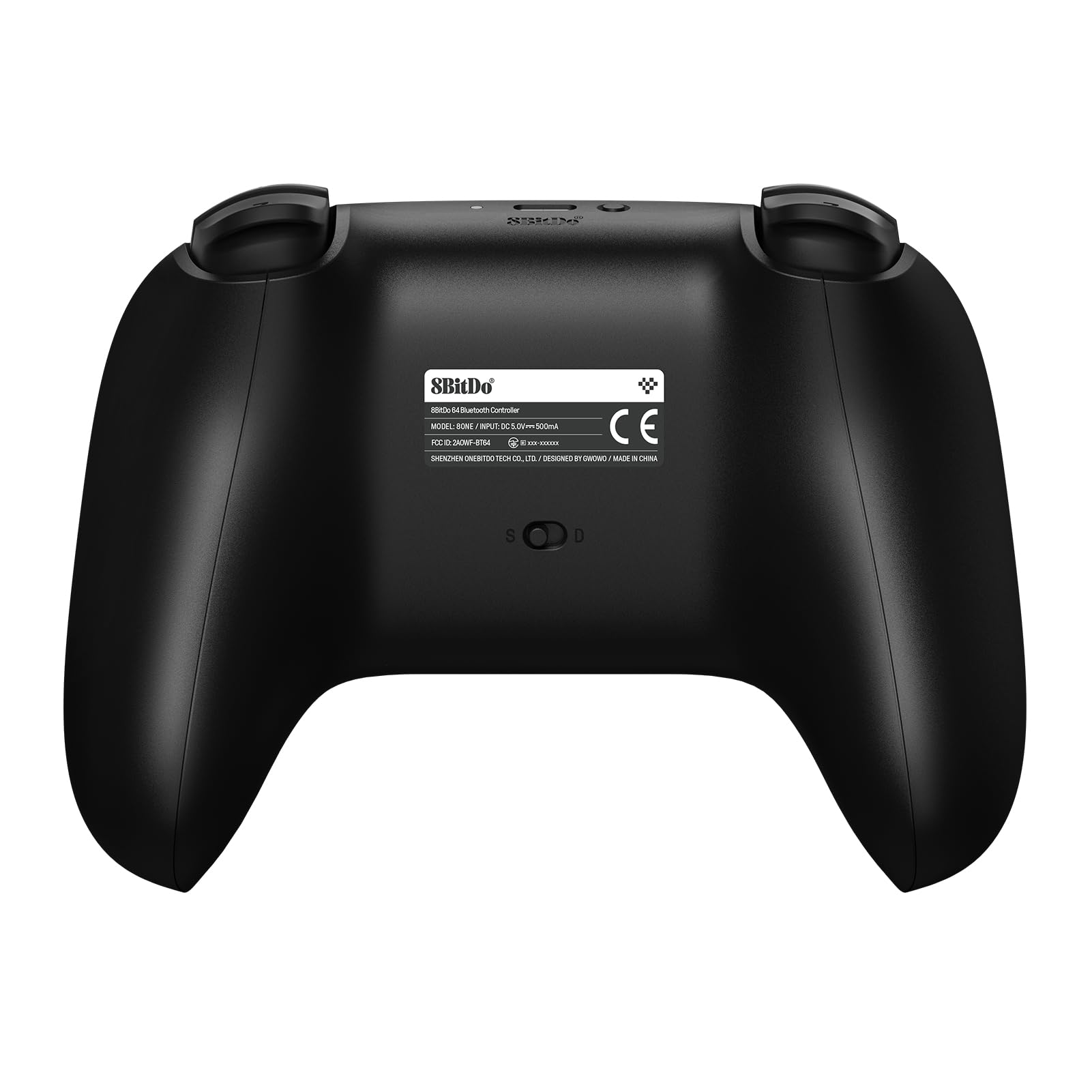 8Bitdo Bluetooth Controller for Nintendo 64, Analogue 3D, Switch, Windows & Android - Wireless Gamepad with Classic Design (Black) | Perfect for Retro Gaming, Emulation & Multi-Platform Play