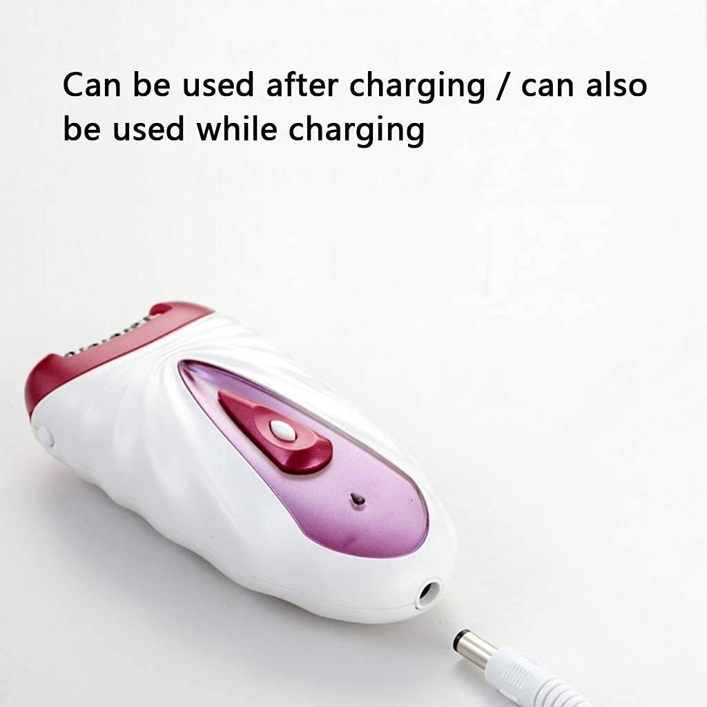 Rechargeable Electric Epilator for Women - Cordless Hair Removal Shaver for Body & Face, Low Noise & Safe Design | Perfect for Smooth Skin at Home or Travel