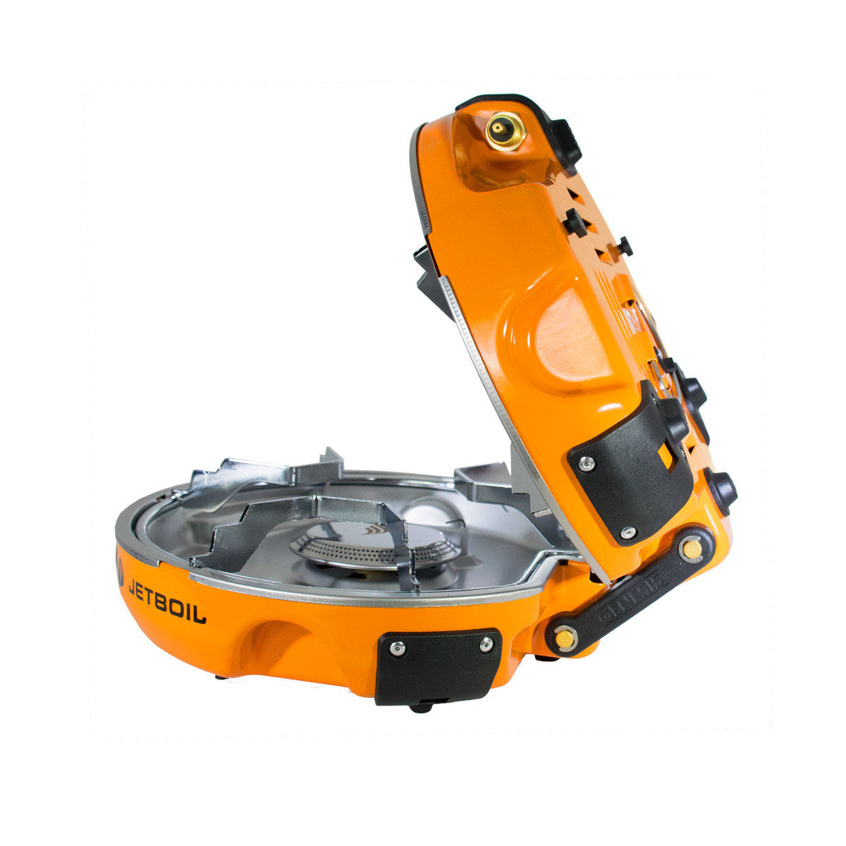 Jetboil Genesis 2 Burner Stove - Portable Camping Stove for Backpacking, Hiking & Outdoor Cooking | Compact Gas Stove with Wind Protection